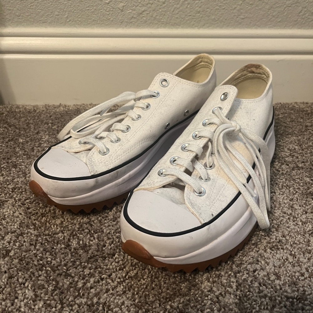 Low top platform converse